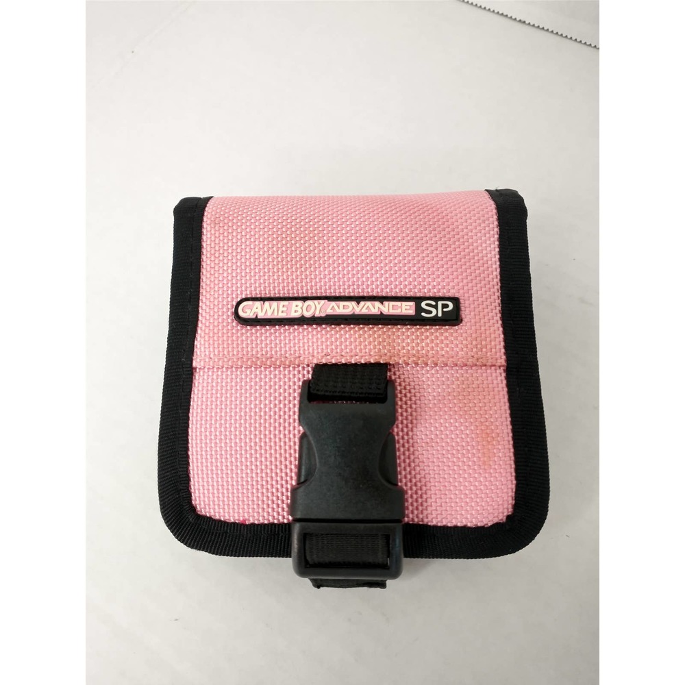 Nintendo Gameboy Advance Sp Pink And Black Travel Carrying Case